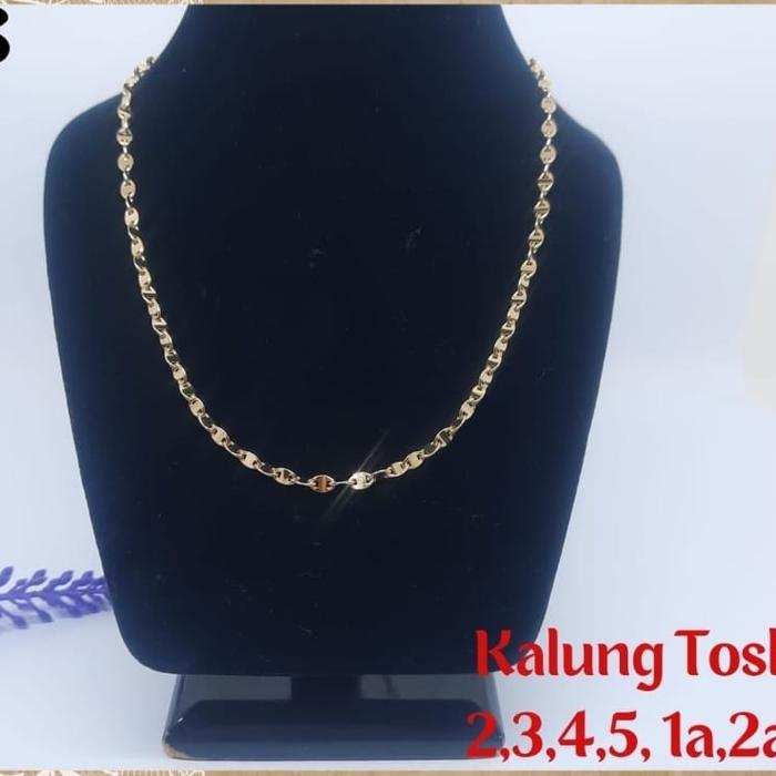Kalung Toskano Emas asli kadar 375