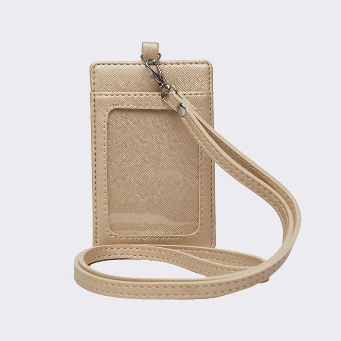 Fertig ID Card Holder - Lanyard - ID Card - Dompet Kartu - Enola Cream