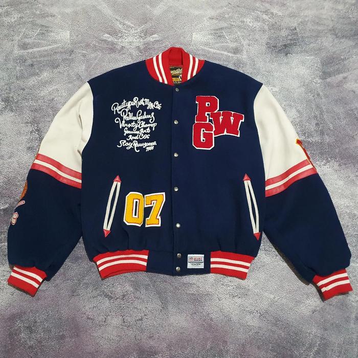 JACKET VARSITY RAW TYPE RIOT X PEE WEE GASKINS ORIGINAL RAWTYPE PWG