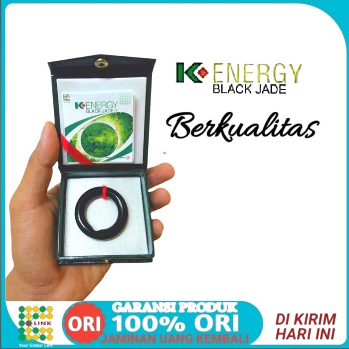 K ENERGY BLACK JADE ORIGINAL K-LINK CINCIN GIOK TERAPI PRIA