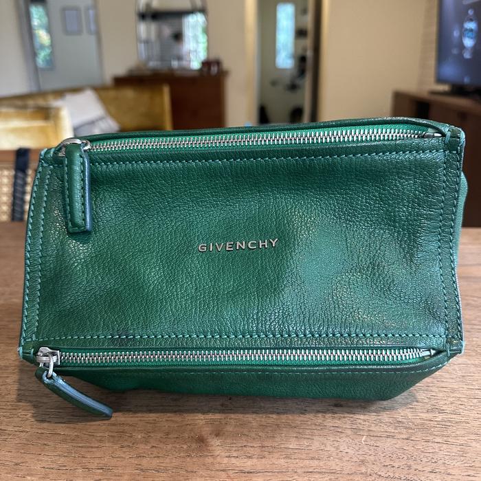 givenchy pandora mini green leather original used