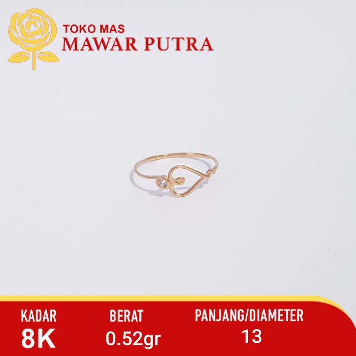 cincin emas kadar 375 / 8K Linea UBS gold