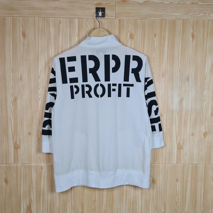 bomber jacket  GROWTH casual kasual tipis 1 lapis sablon pria wanita u
