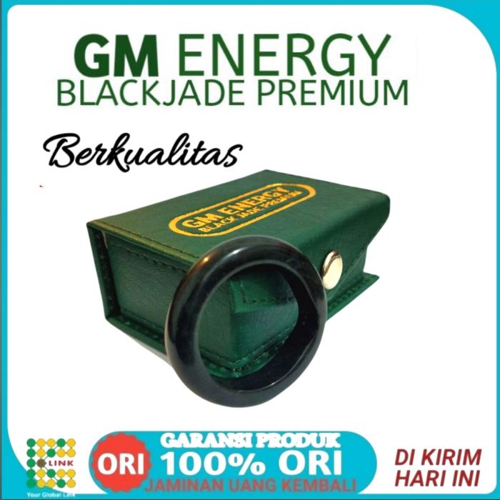 GM ENERGY CINCIN GIOK BLACK JADE PREMIUM ORIGINAL RING PRIA