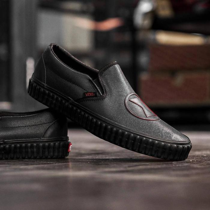 Original Vans X Marvel Slip On Black Window Bumper