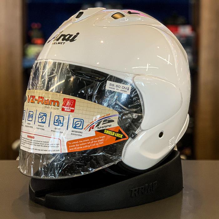 Arai VZ Ram Glass White Half Face