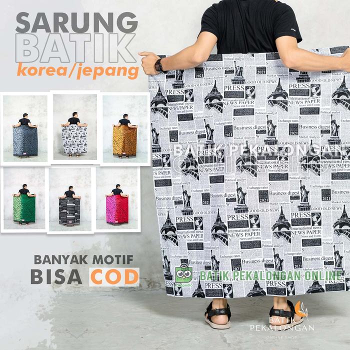 Sarung Koran Kopi Dewasa Katun Prima - Batik Pekalongan Online Shop