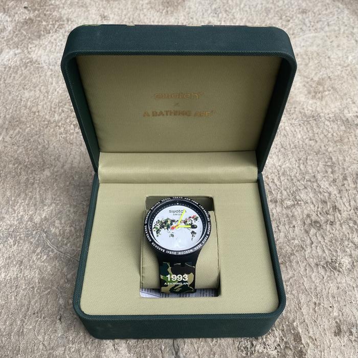 Swatch x BAPE Big Bold Watch The World Global Limited Edition