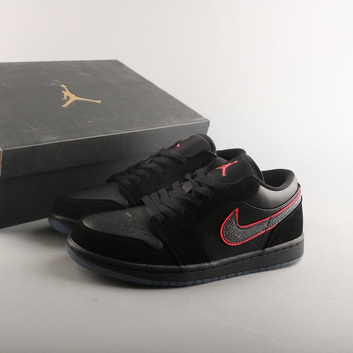 Jordan 1 Low Black Red Orbit (Size 36-46)
