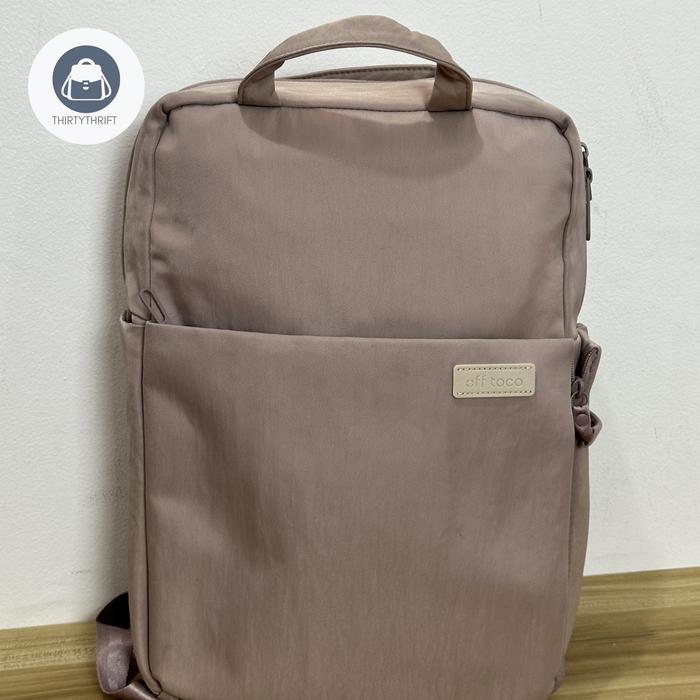 Tas Ransel Laptop 2way Elecom offtoco Purple Backpack Preloved