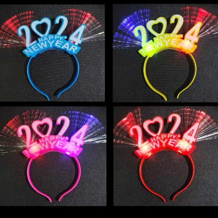 MB - Bando LED lampu bando 2024 tahun baru natal lampu warna warni