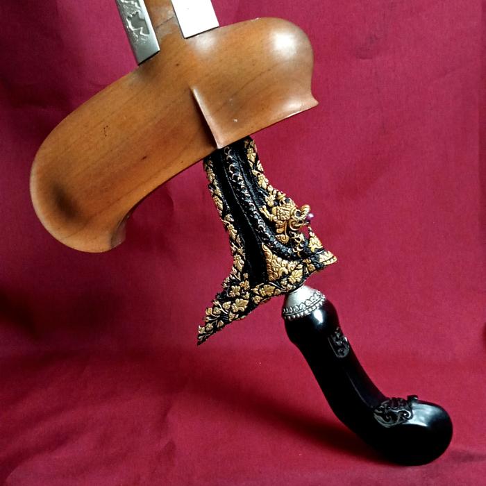 Keris Naga Sasra Sabuk Inten Luk 11 Kinatah Emas Mataram Sultan Agung