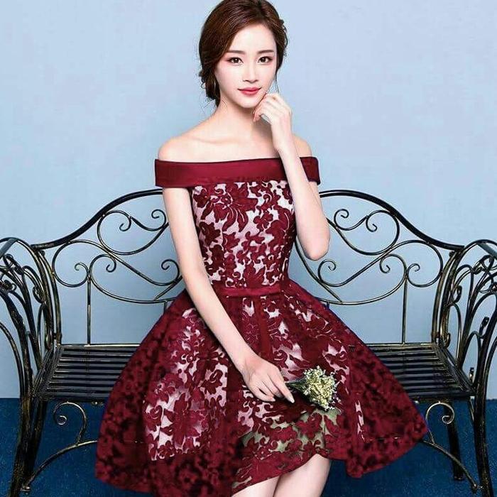 KAINA SHOP Dress Meitasha | Dress Wanita | Baju Wanita | Dress Natal |