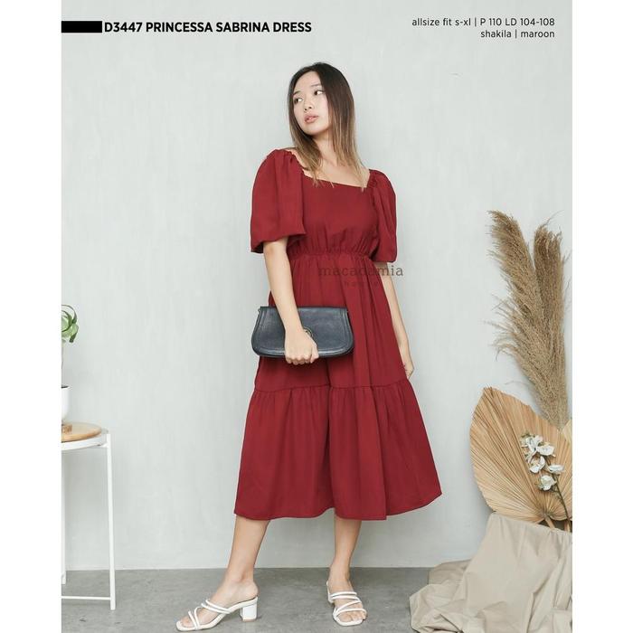 D3447 Princessa Sabrina Dress - MACADAMIA HOUSE FASHION WANITA
