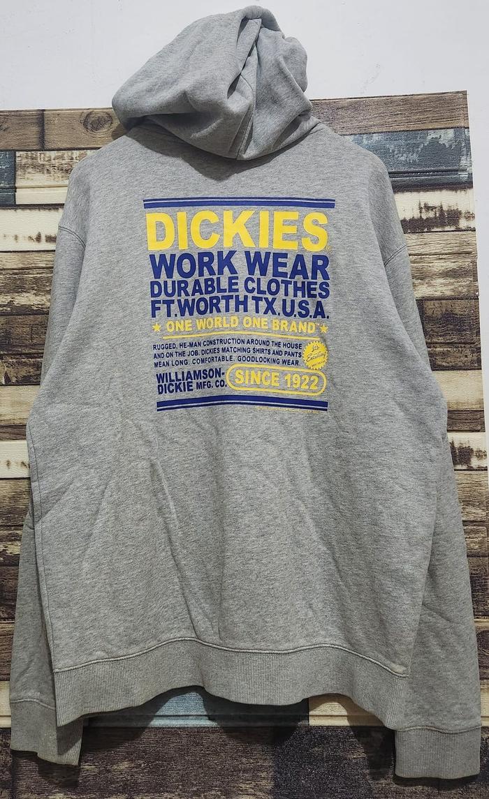 Hoodie Dickies " Work Wear " Zip Gray Original