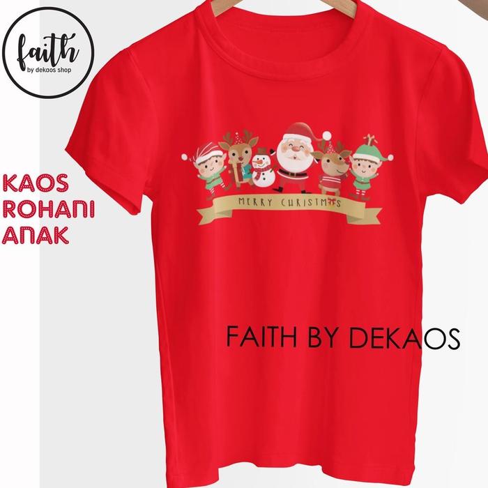 KAOS NATAL ANAK / KAOS NATAL / BAJU NATAL ANAK / BAJU NATAL ANAK