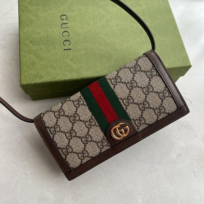 Ophidia GG Mini Wallet On Chain Strap