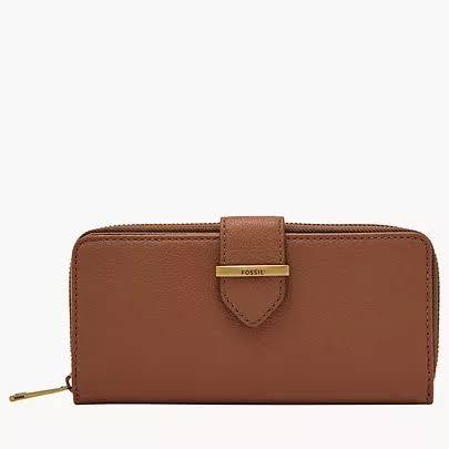 Fossil Bryce Clutch Brown