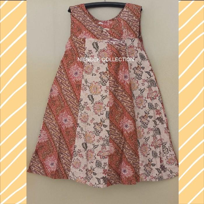 Daster / baju tidur / baju santai batik Solo tanpa lengan