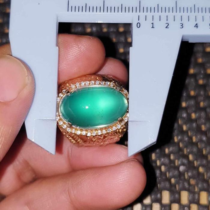 batu cincin akik bacan gulau kristal