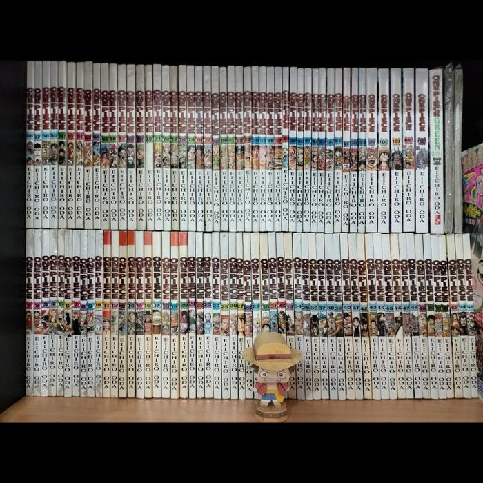 Komik One Piece Full Sampul Full Set Komplit 1 - 107 Preloved Original