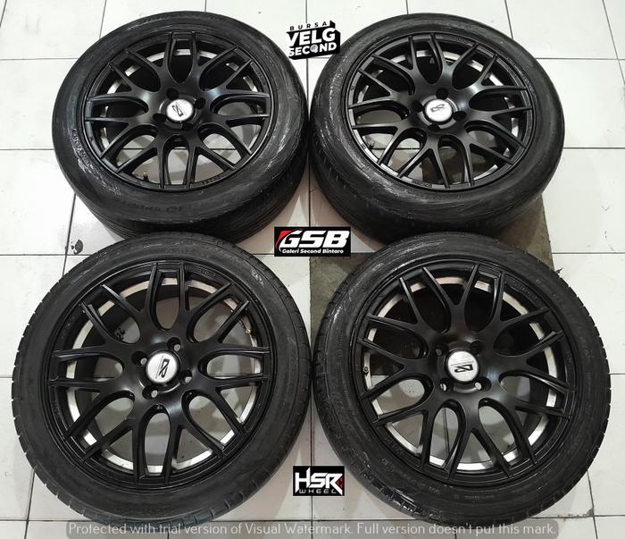 Velg mobil bekas type velg AR EVOLUTION R16X7 4X100ET45BLACK velg aja