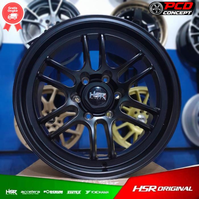 VELG RACING PAJERO 18 HSR KUMAMOTO RING 18 PCD 6X139,7 LEBAR 9 BLACK