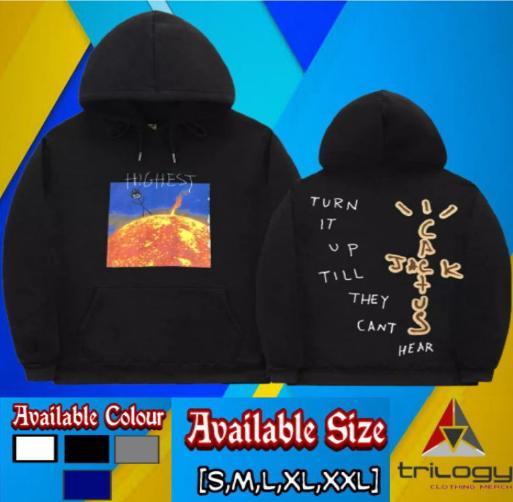 HOODIE JUMPER PRIA TRAVIS SCOTT ASTROWORLD HIGHEST SUN ~ S-XXL