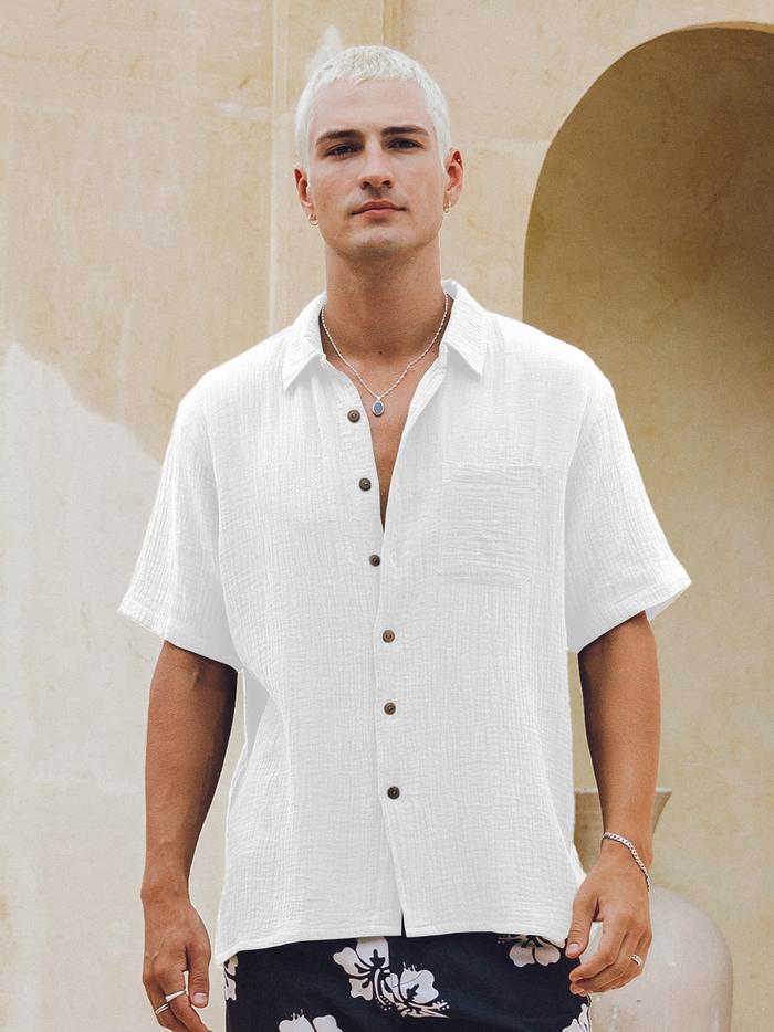 BLOOD + BONE - Krooked Shirt - White