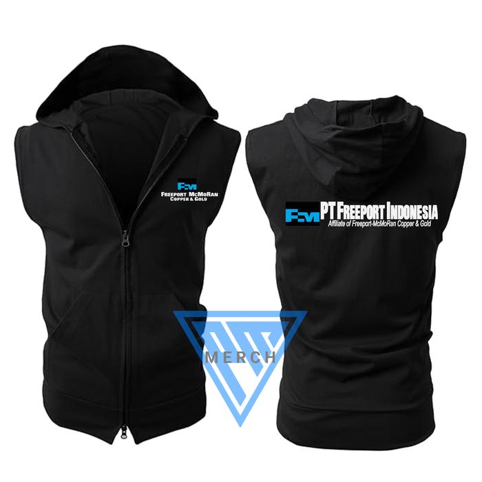 Jaket Rompi Vest Zipper PT Freeport Indonesia