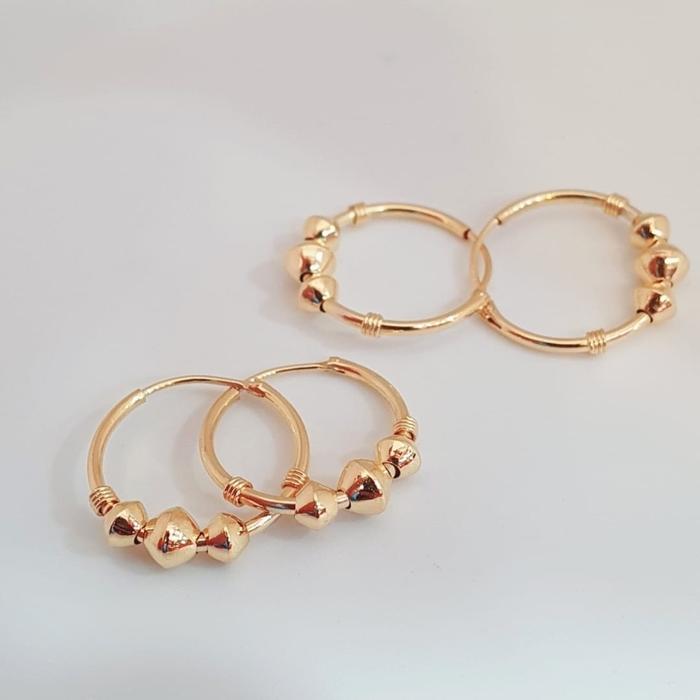 anting emas asli terbaru kadar 375 | gold 375