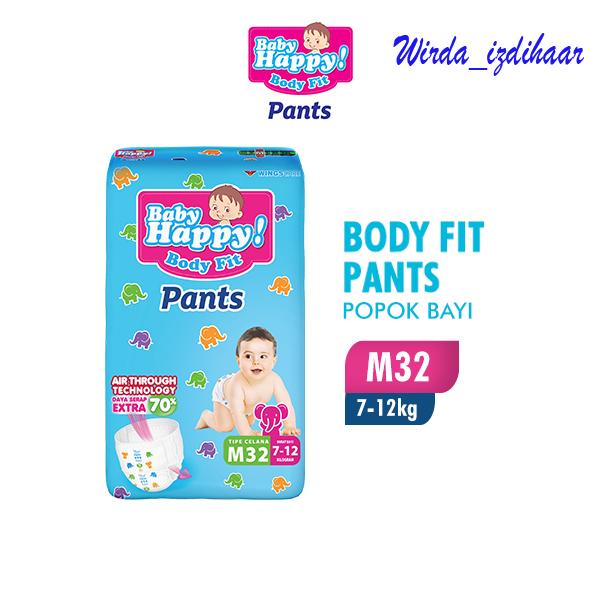 Pempes anak baby happy tipe celana ukuran m isi 34