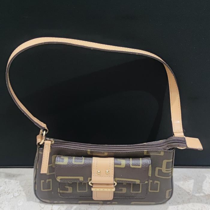 GUESS Tas Pesta Wanita ORIGINAL 100% - Brown