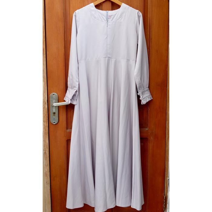 Preloved Gamis Wanita Abu Muda XS