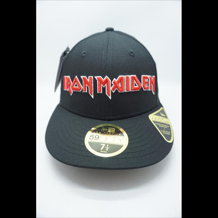 Iron Maiden Metal Plate Low Profile Size Cap Black