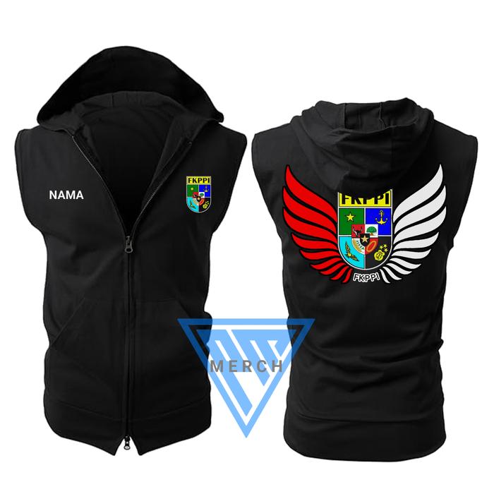 Jaket Rompi Vest Zipper Fkppi