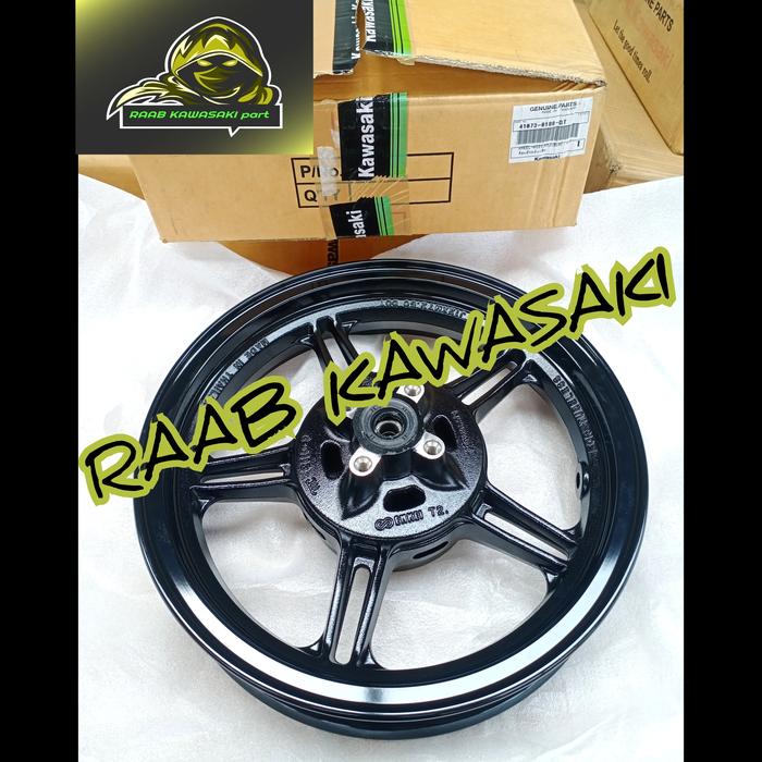 velg veleg belakang assy ksr 110 original kawasaki