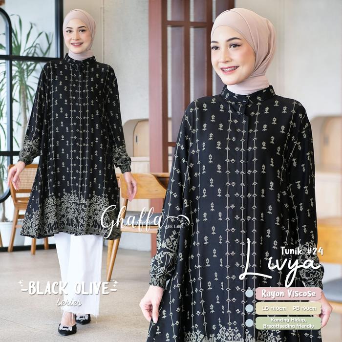 [Ghaffa The Label] Livya Tunik/ Atasan Wanita