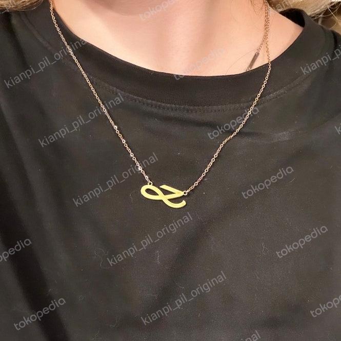 Kalung BTS Jungkook Album Golden Necklace Titanium