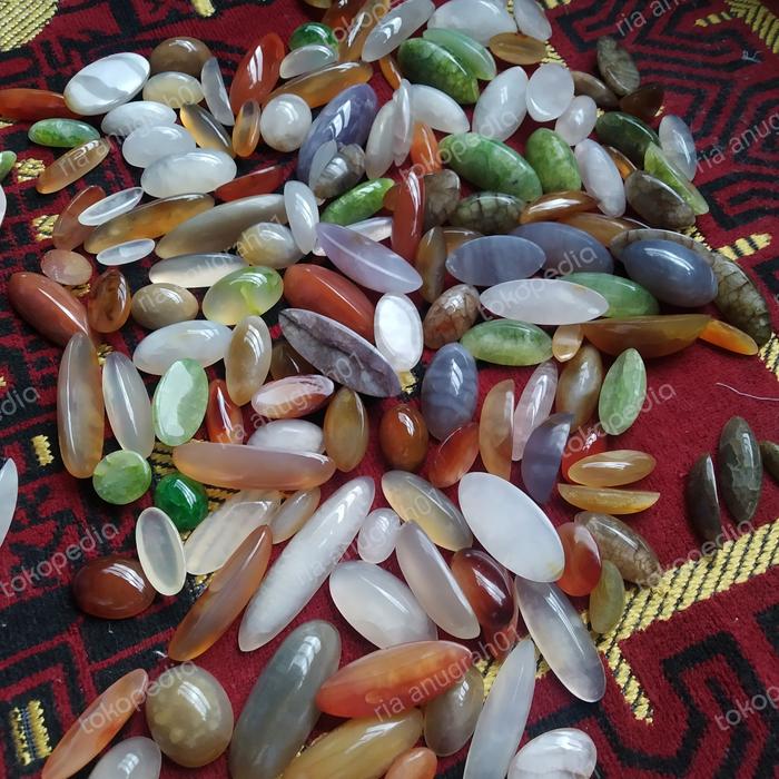 termurah batu akik pandan nanas / batu akik / batu natural/pandan nanas