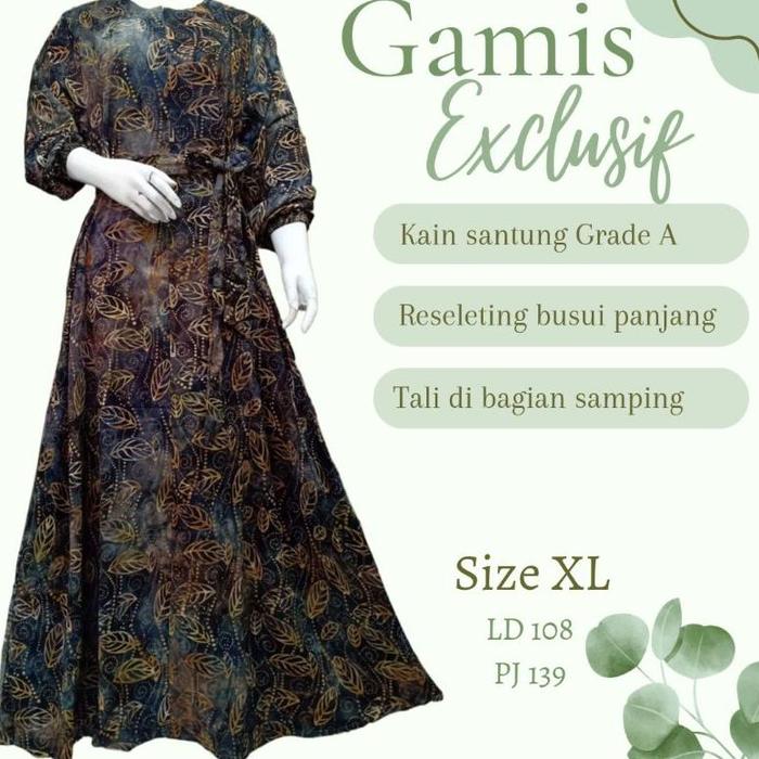Kinanthi / Gamis Exclusif Kinanthi / Kinanthi Batik Nusantara Terlaris