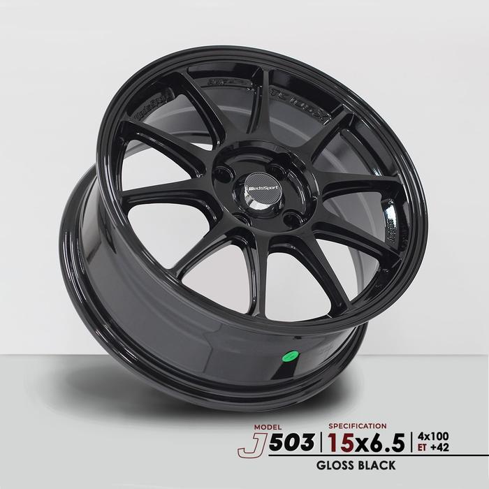 velg mobil TC105N(J503)15X6.5 4X100 ET 42 G.BLACK