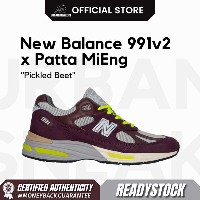 New Balance 991v2 Made in England Patta Pickled Beet | U991PD2