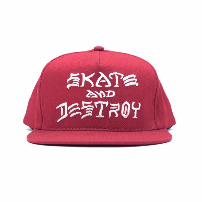 SKATE AND DESTROY SNAPBACK