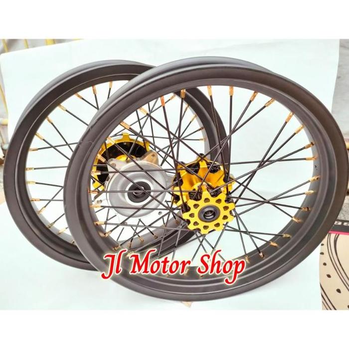 VELG SUPERMOTO CRF CRF150 L CRF150L - SEPAKET VELG SET SUPER MOTO CRF