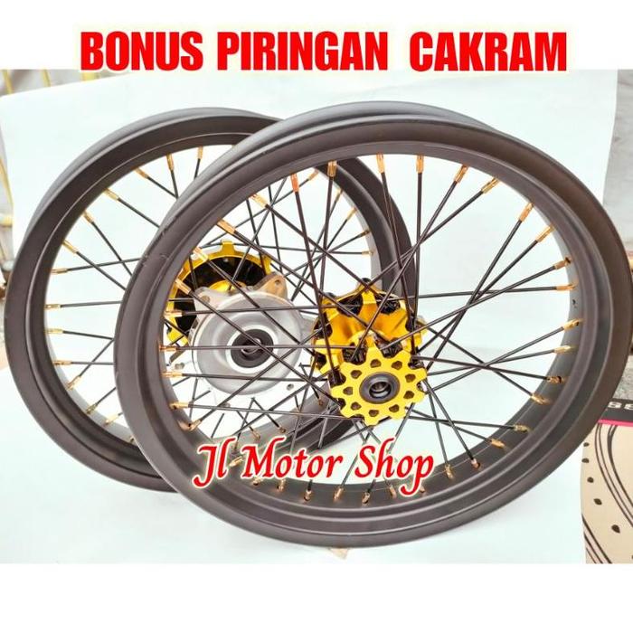 Wheelset - Sepaket Velg Supermoto Super Moto CRF150 CRF 150 L CRF150L