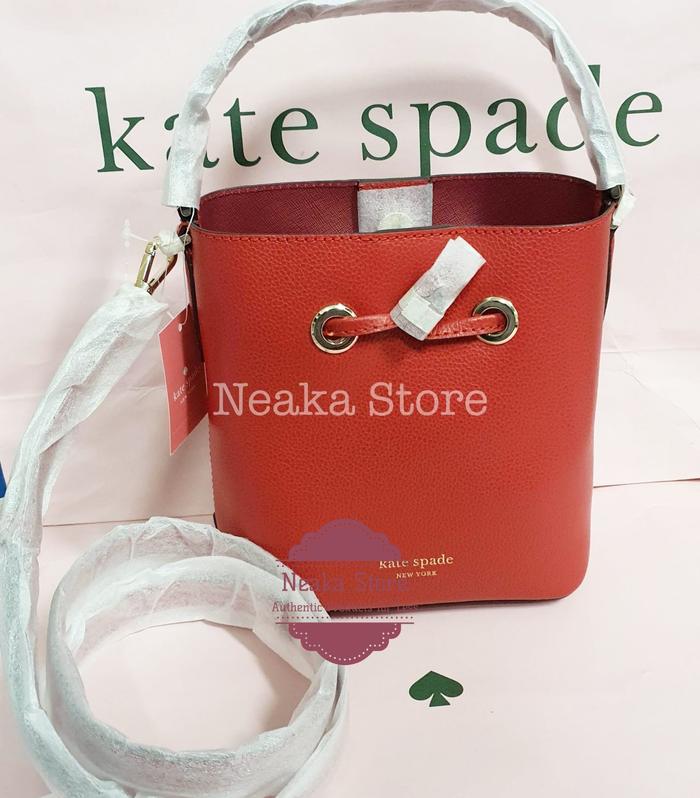 Tas Wanita KS bucket kecil eva red cake WKRU5857