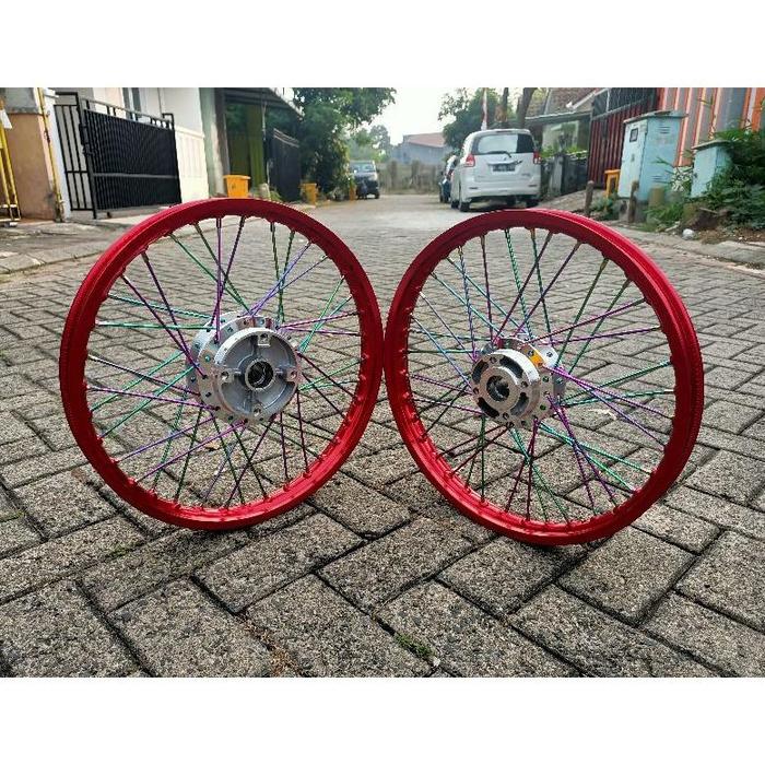 Sepaket Velg Jari jari Jupiter Mx New 135 - Paket Velg Tromol Jari2