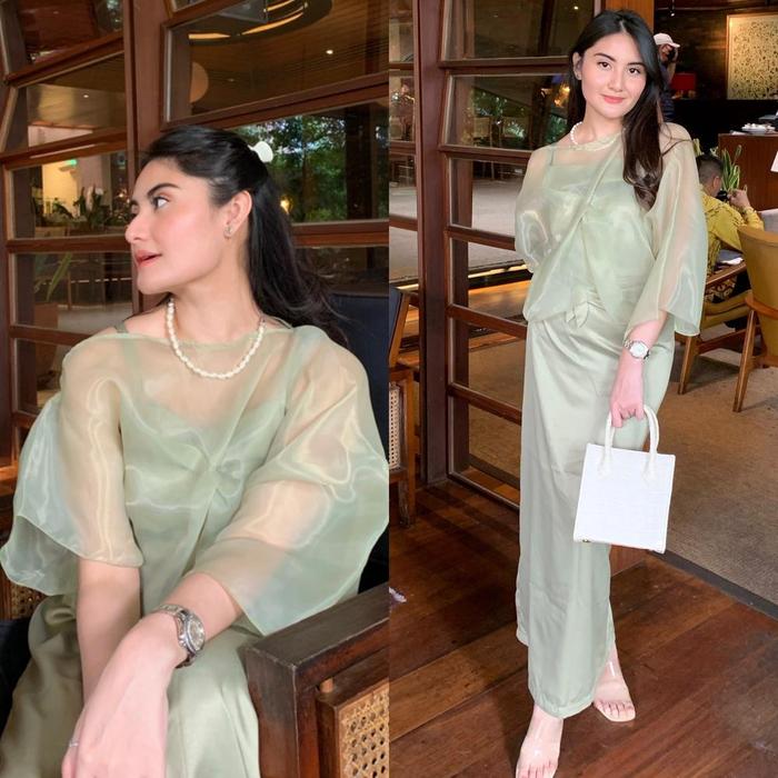 Hyuna Set by NAMELIS (Set Organza / Set Kondangan / Baju Pesta)