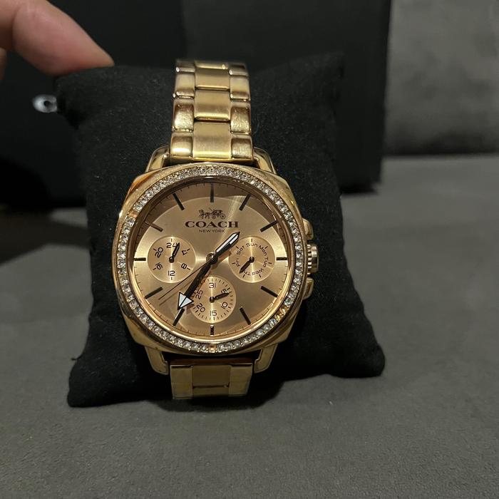 Jam Tangan Wanita COACH 14503131 Rosegold Original Preloved Second
